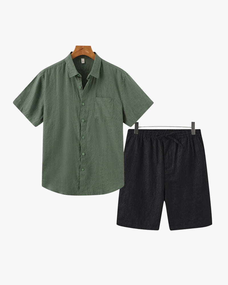 Ensemble en lin (avec short)