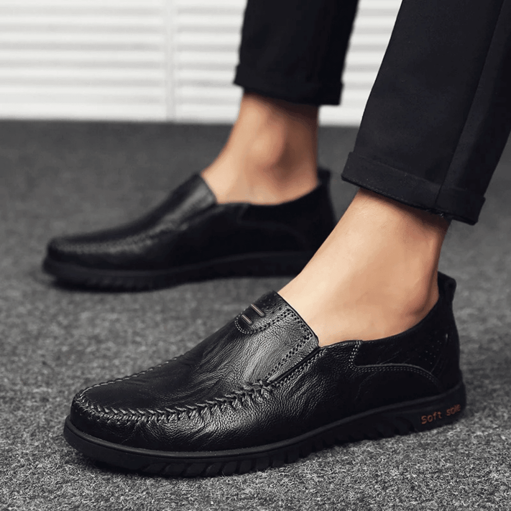 Men's Leather Moccasin Pisa