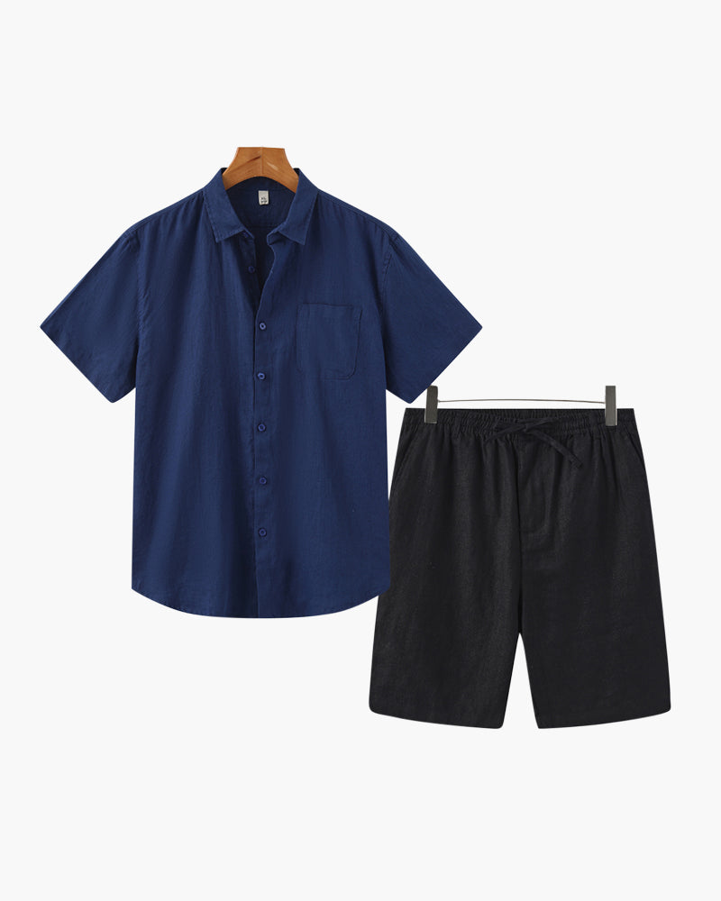 Ensemble en lin (avec short)