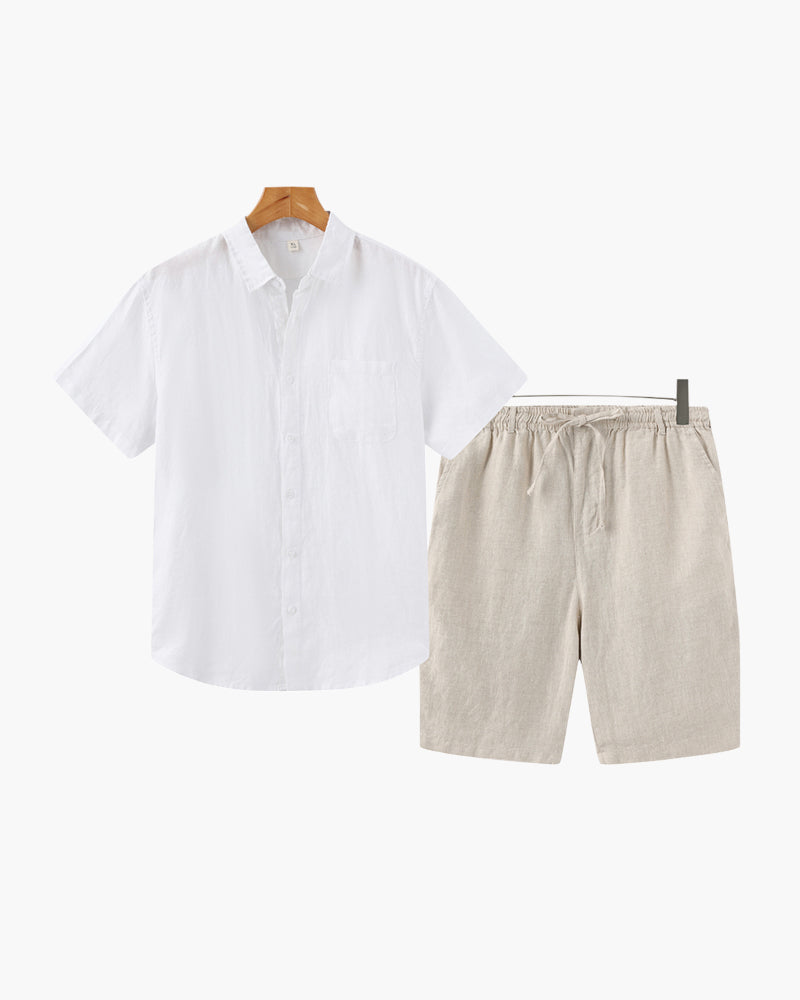 Ensemble en lin (avec short)