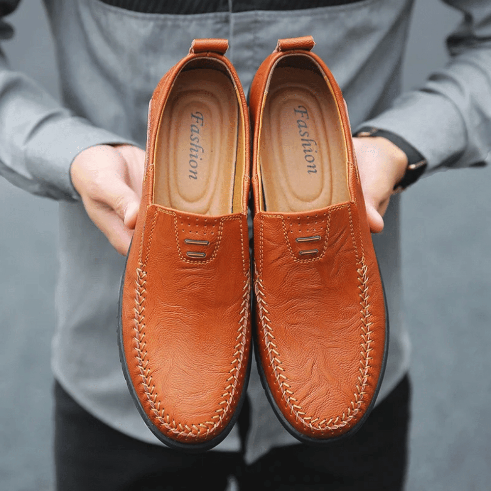 Men's Leather Moccasin Pisa