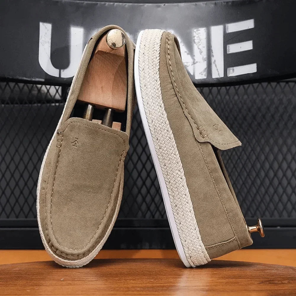 Leather Moccasins for Men Nantes Azenli