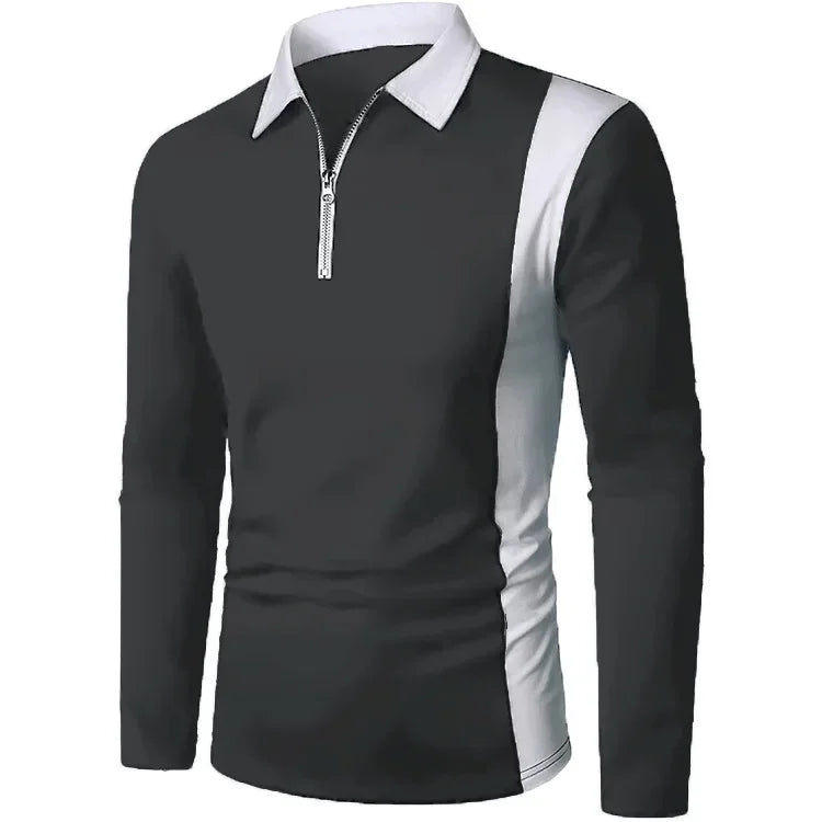 Men's Long Sleeve Polo Shirt Padrony
