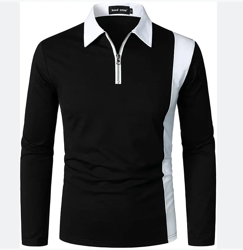 Men's Long Sleeve Polo Shirt Padrony
