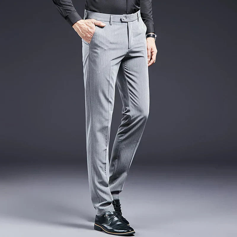 Premium Men's Suit Pants Striped