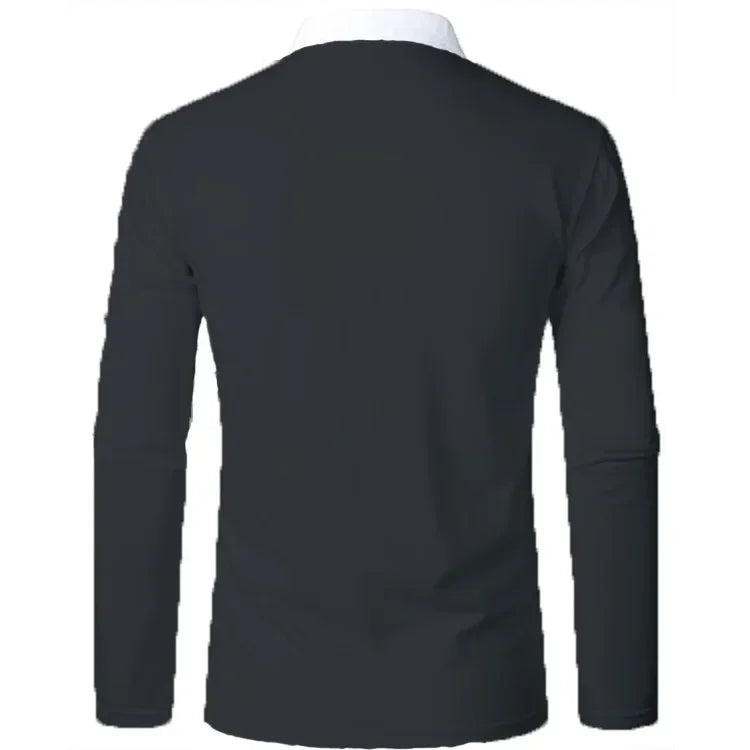 Men's Long Sleeve Polo Shirt Padrony