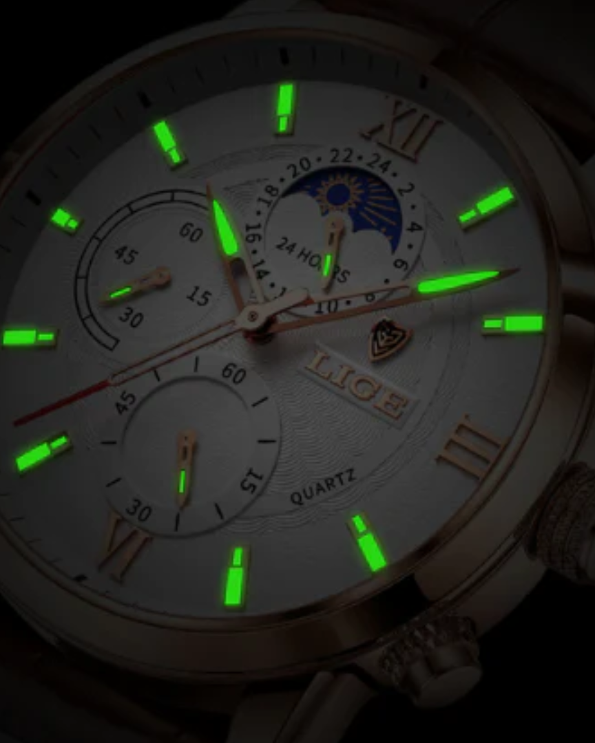 Montre classique Lugano (résistante à l’eau)