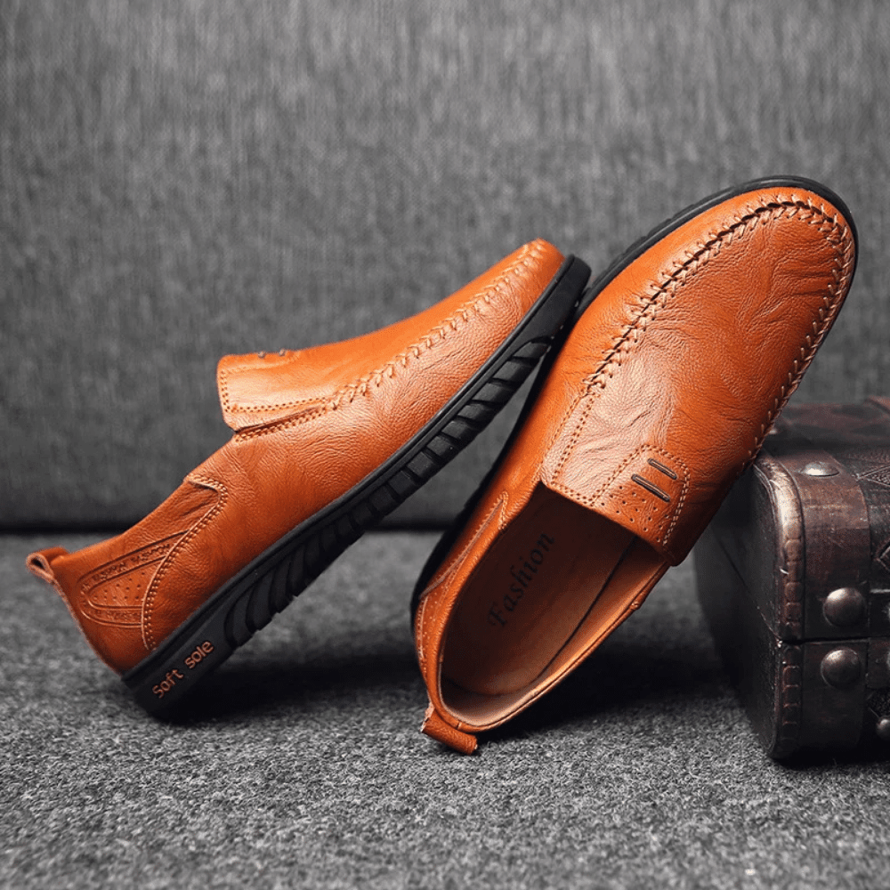 Men's Leather Moccasin Pisa