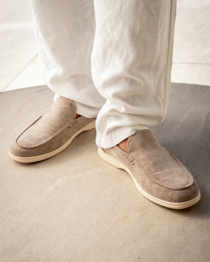 Mocassins en daim