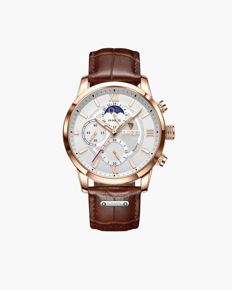 Montre classique Lugano (résistante à l’eau)