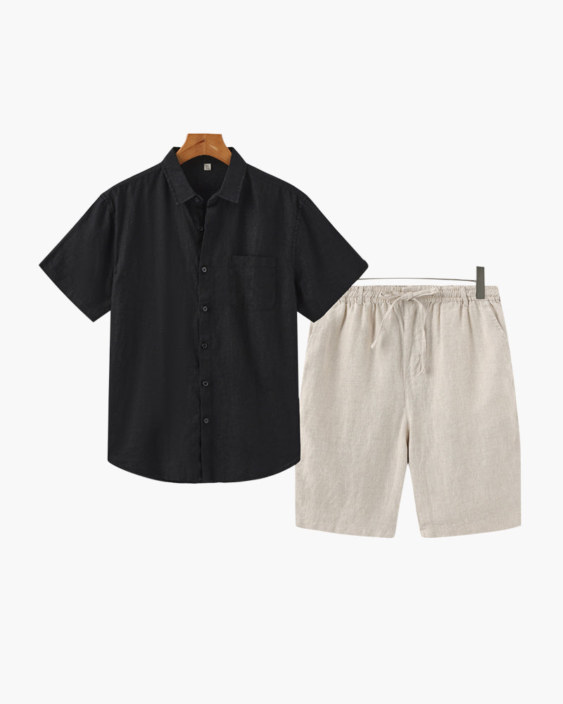 Ensemble en lin (avec short)