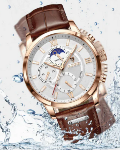 Montre classique Lugano (résistante à l’eau)