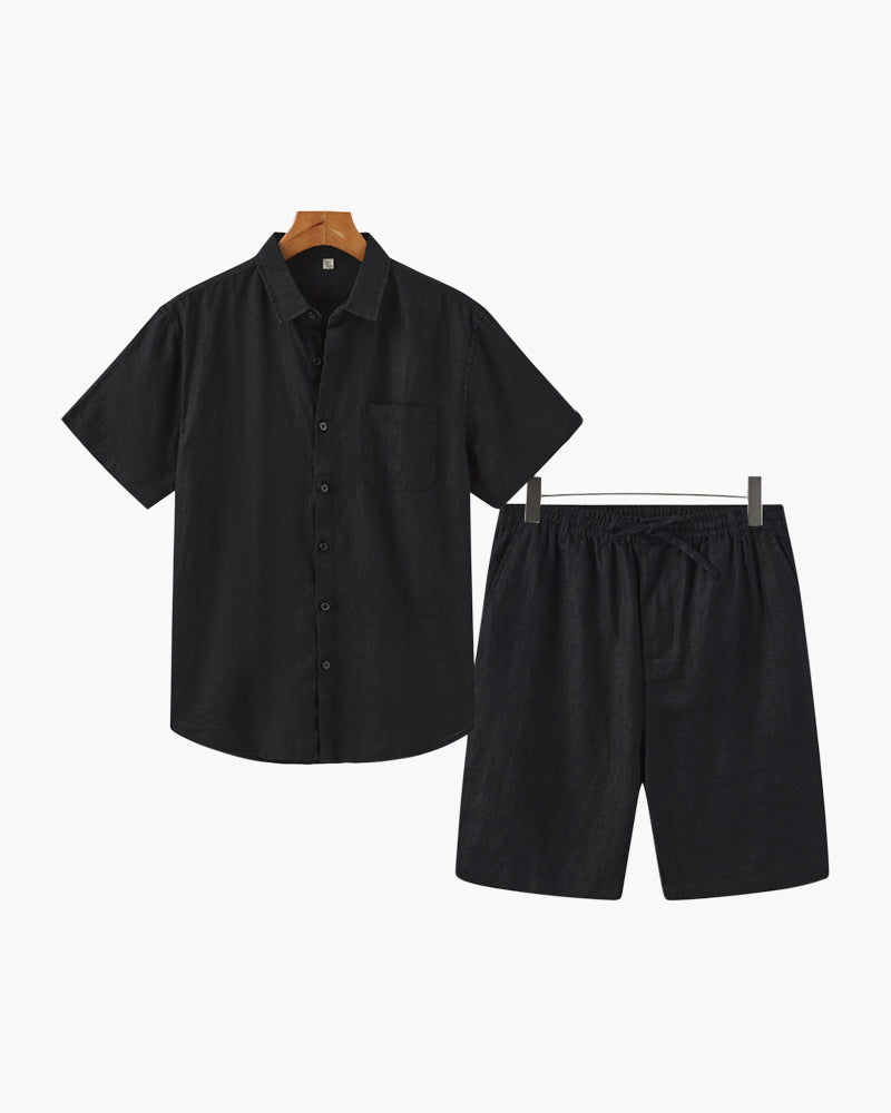 Ensemble en lin (avec short)