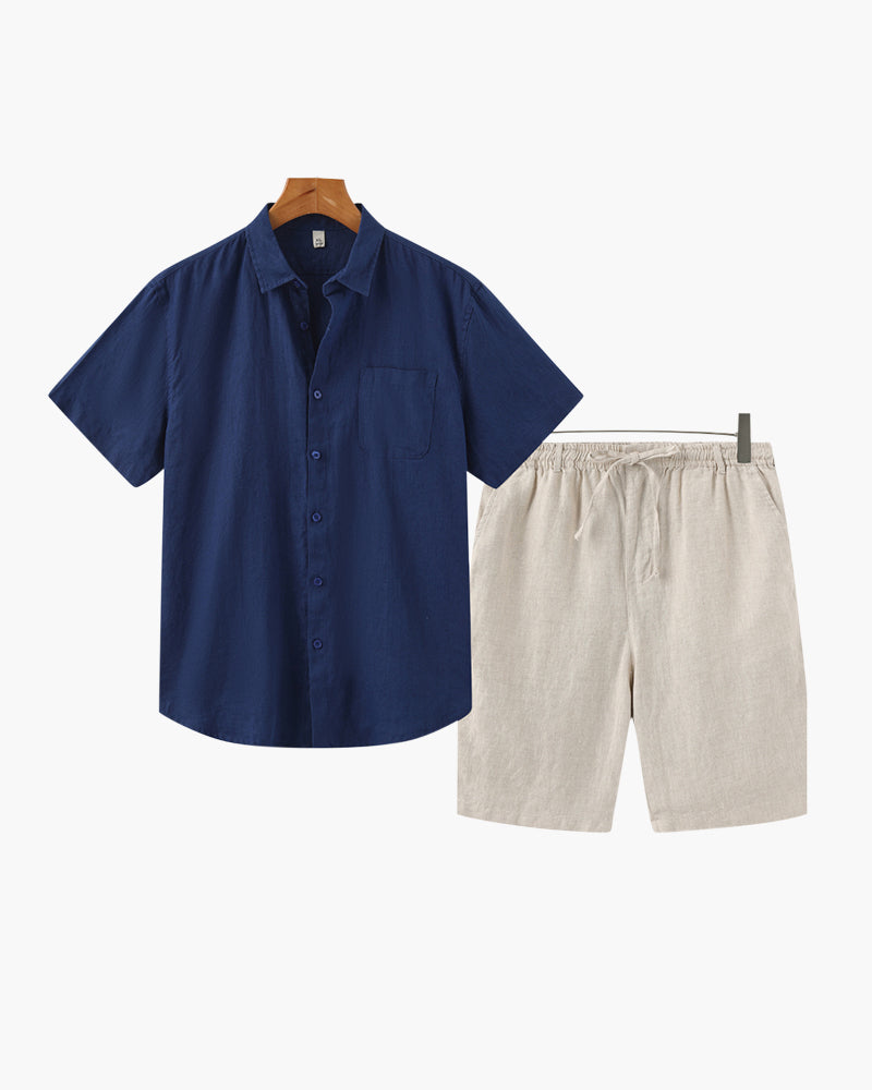 Ensemble en lin (avec short)