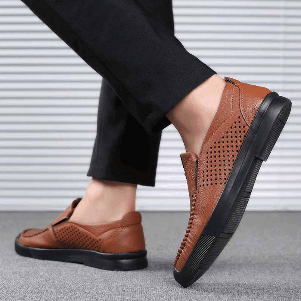 Men's Leather Moccasins Milan