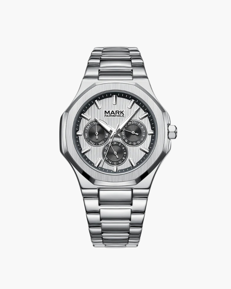 Montre en acier inoxydable (résistante à l’eau)