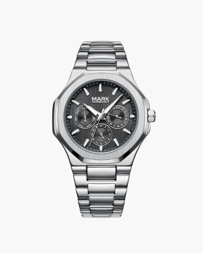 Montre en acier inoxydable (résistante à l’eau)