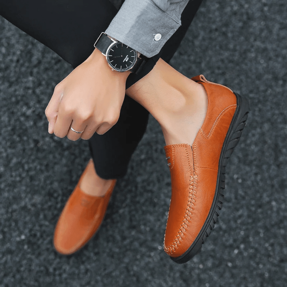 Men's Leather Moccasin Pisa