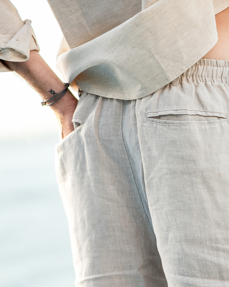 Casablanca – Shorts en lin premium
