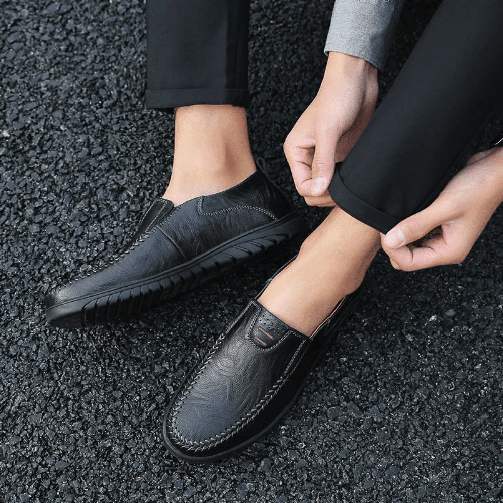 Men's Leather Moccasin Pisa