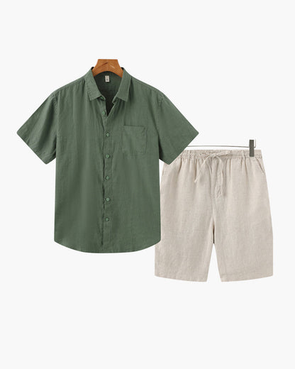 Ensemble en lin (avec short)