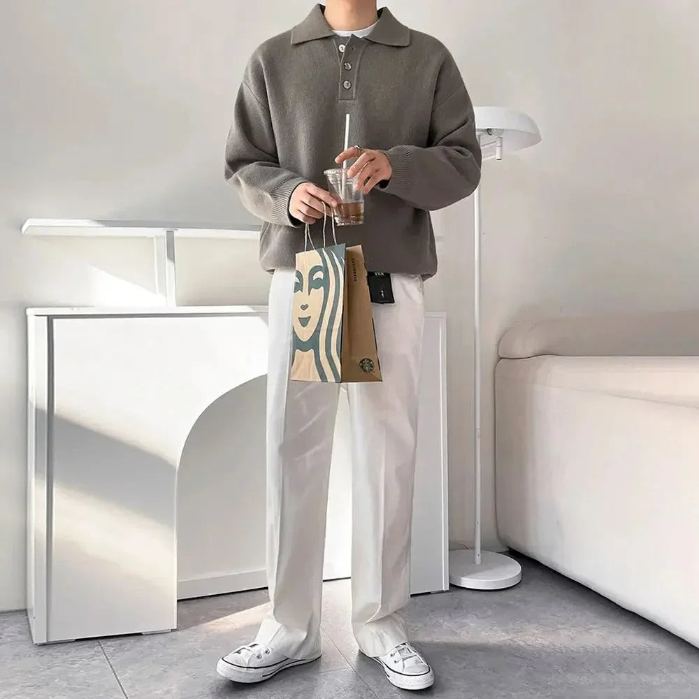 Azenli GREY-SWEATER