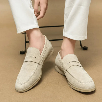 Leather Moccasin Loafer for Men Liverpool Azenli