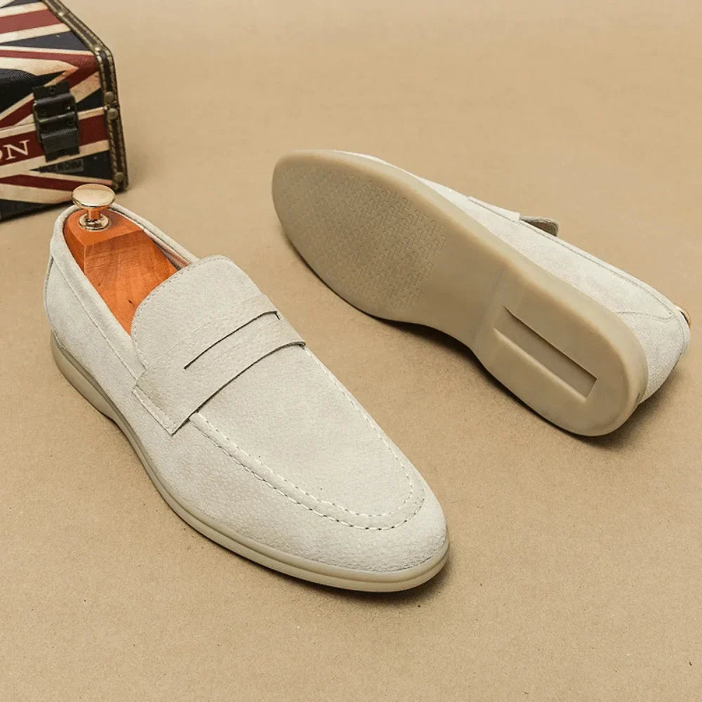 Leather Moccasin Loafer for Men Liverpool Azenli