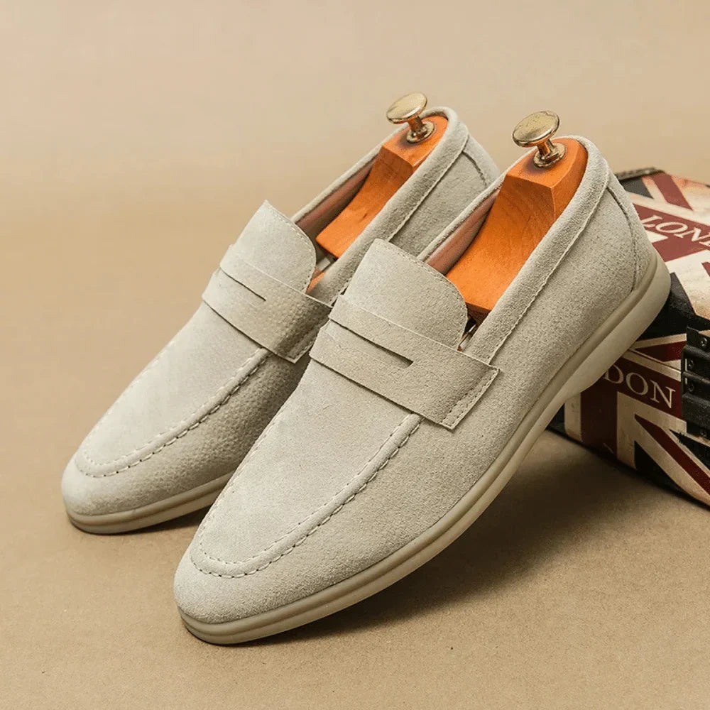 Leather Moccasin Loafer for Men Liverpool Azenli