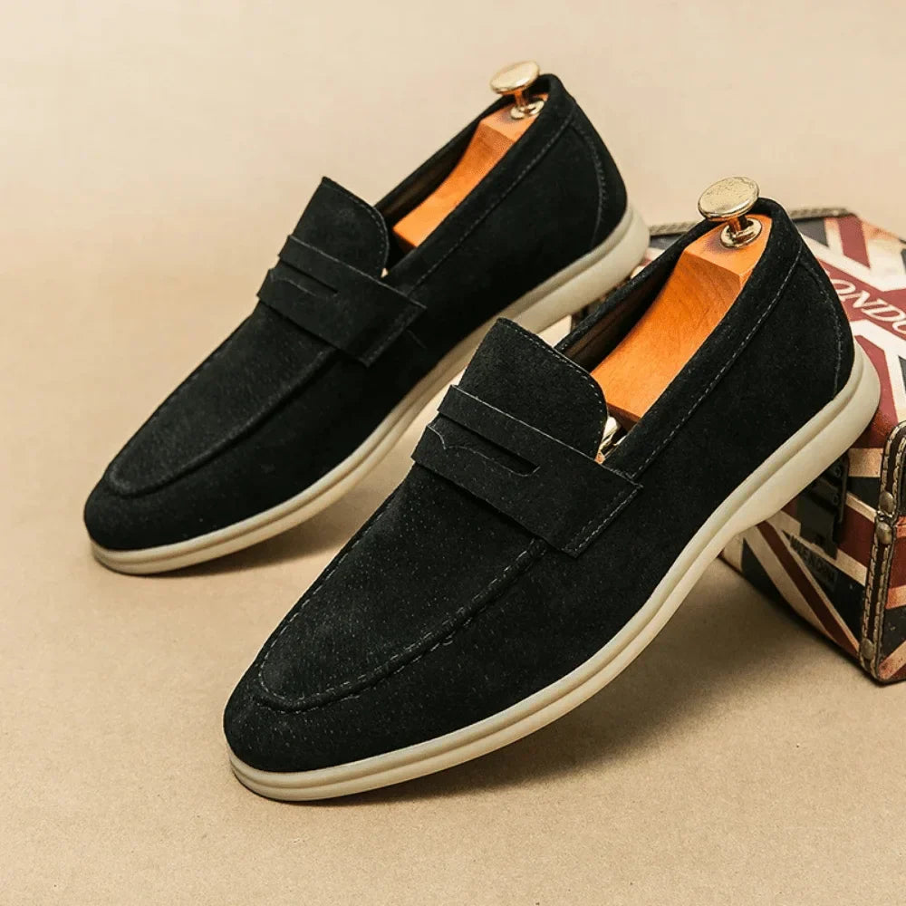 Leather Moccasin Loafer for Men Liverpool Azenli