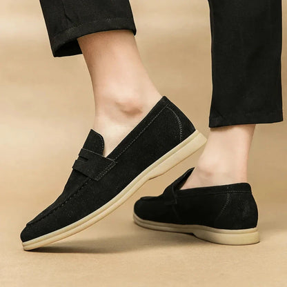 Leather Moccasin Loafer for Men Liverpool Azenli