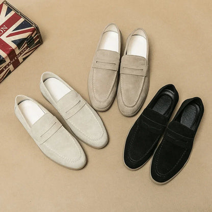 Leather Moccasin Loafer for Men Liverpool Azenli