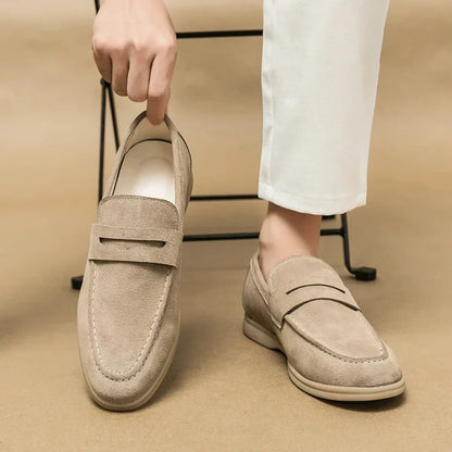 Leather Moccasin Loafer for Men Liverpool Azenli