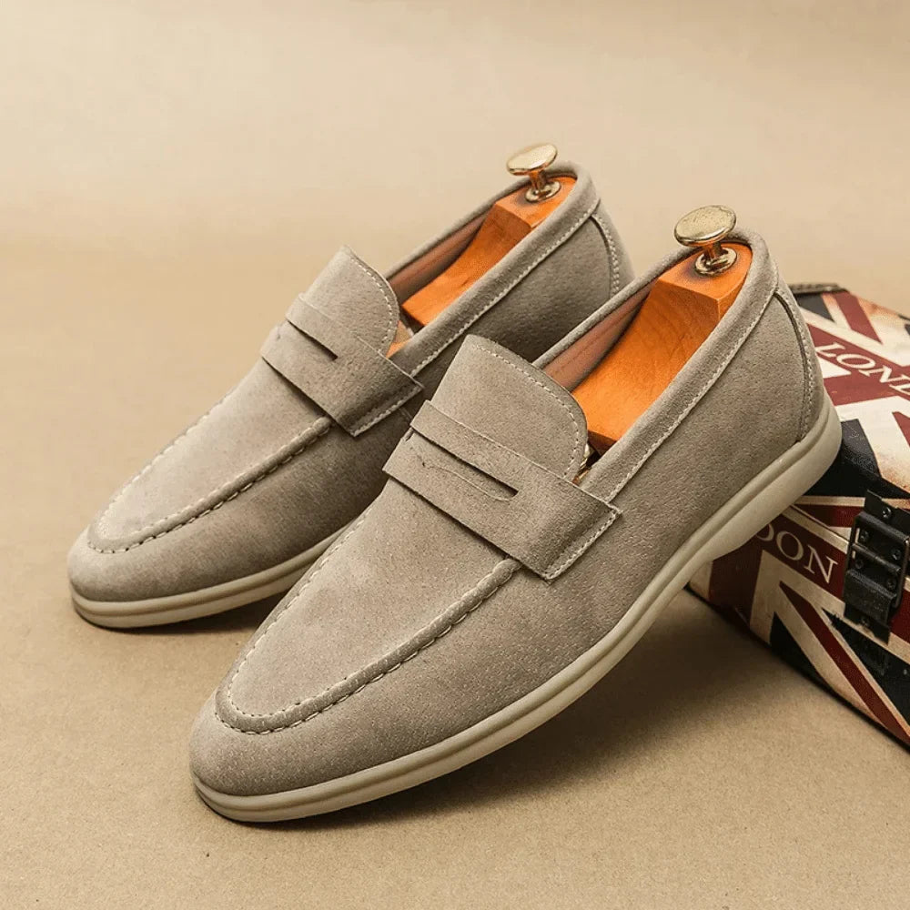Leather Moccasin Loafer for Men Liverpool Azenli