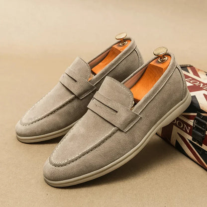 Leather Moccasin Loafer for Men Liverpool Azenli