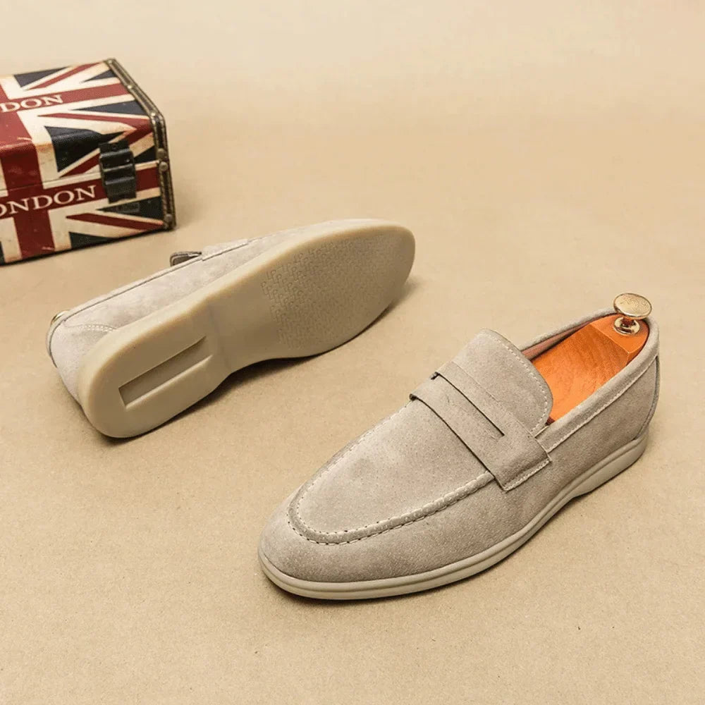 Leather Moccasin Loafer for Men Liverpool Azenli