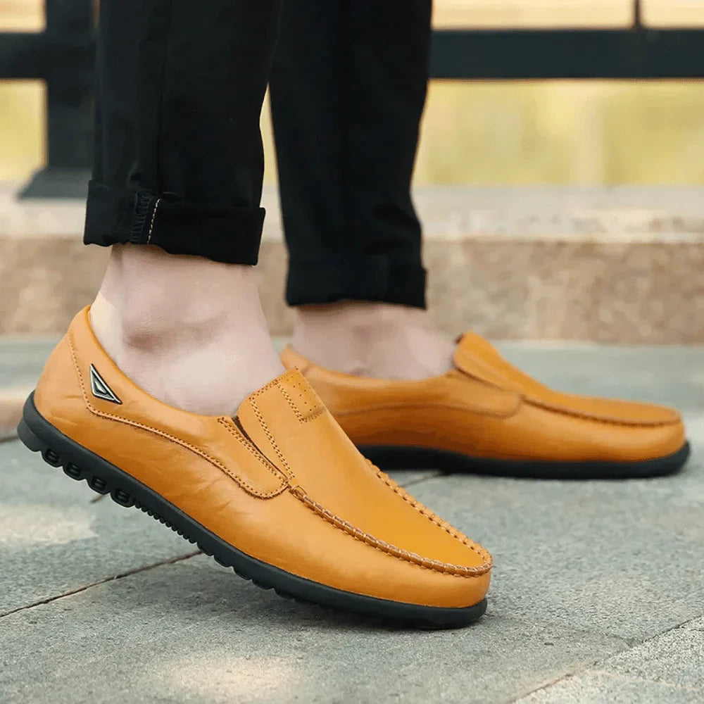 Leather Moccasin for Men Azenli