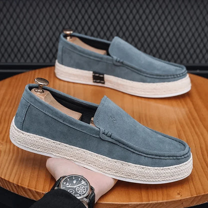 Leather Moccasins for Men Nantes Azenli