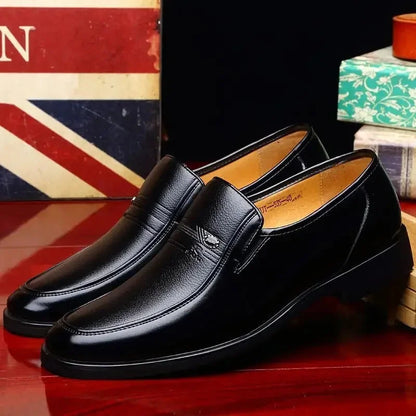 Luxurious Leather Slip-On