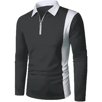 Men's Long Sleeve Polo Shirt Padrony