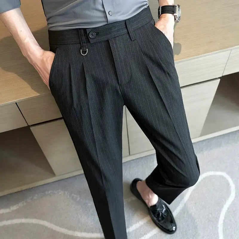 Striped Suit Pants
