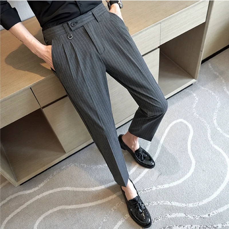 Striped Suit Pants