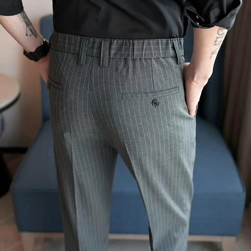Striped Suit Pants