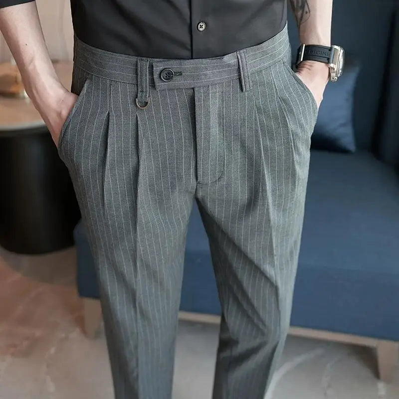 Striped Suit Pants