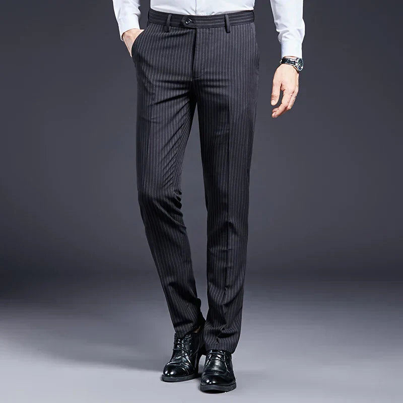 Premium Men's Suit Pants Striped