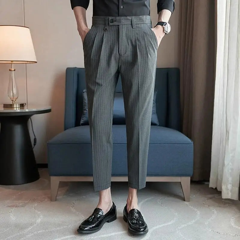 Striped Suit Pants