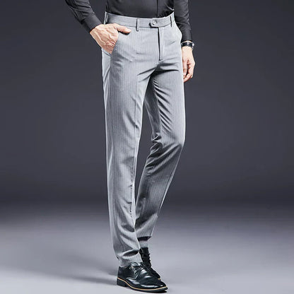 Premium Men's Suit Pants Striped